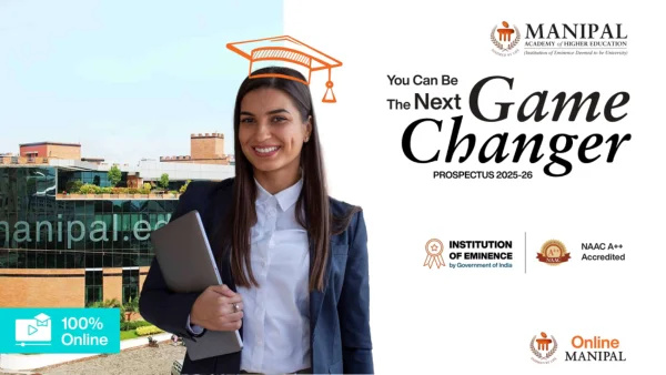 Manipal Academy of Higher Education — course brochure cover